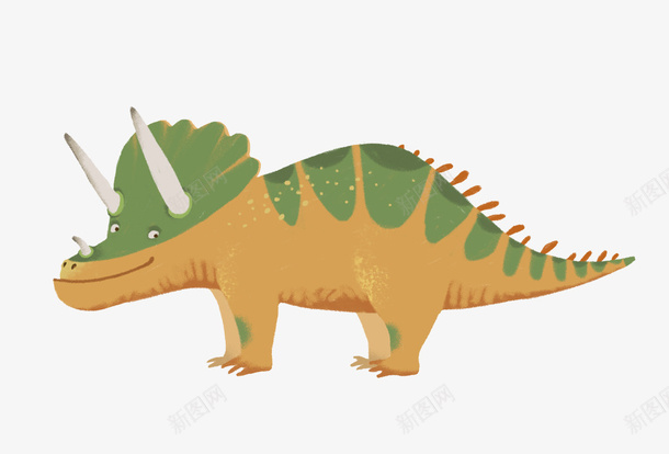 绿斑点恐龙png免抠素材_88icon https://88icon.com png素材 动物 恐龙 斑点恐龙