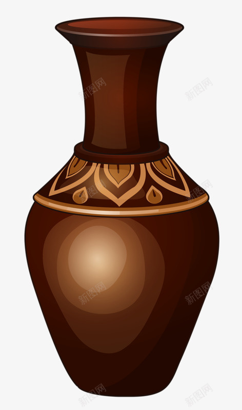 陶瓷花瓶png免抠素材_88icon https://88icon.com 瓶子 瓷器 花瓶 陶罐