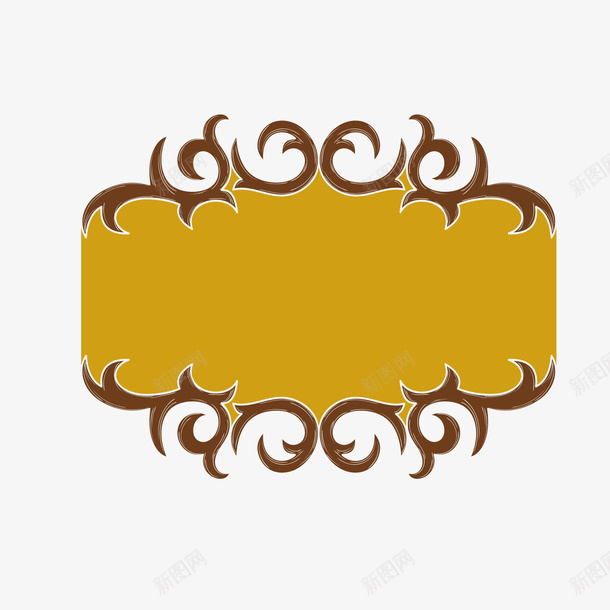 复古多彩边框矢量图ai免抠素材_88icon https://88icon.com 复古 多彩 素材 素材元素 花纹 边框 矢量图