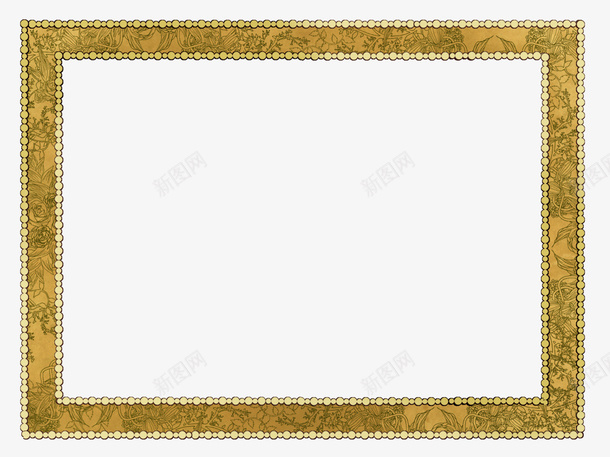 金色欧式边框png免抠素材_88icon https://88icon.com 复古 欧式边框 边框PNG图 边框免扣PNG图 边框免扣图 金色