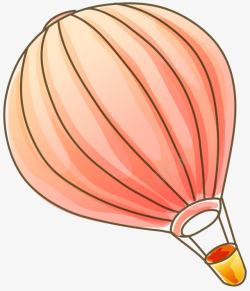 可爱卡通热气球矢量图素材