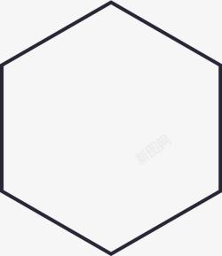 中空六边形矢量图素材