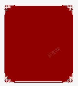 中国风红色底纹装饰素材