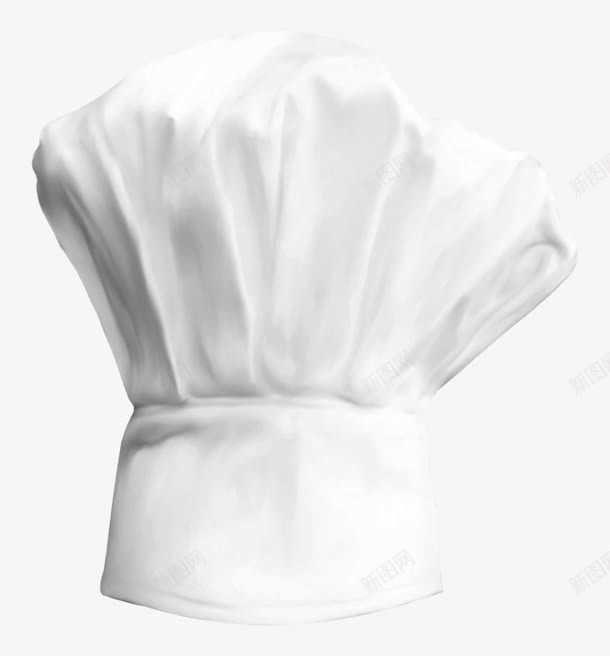 白色厨师帽png免抠素材_88icon https://88icon.com 厨师帽 帽子 白色帽子