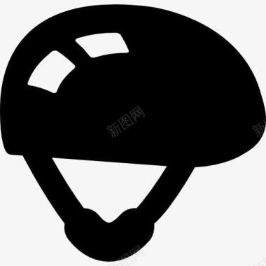头盔自行车头盔图标图标