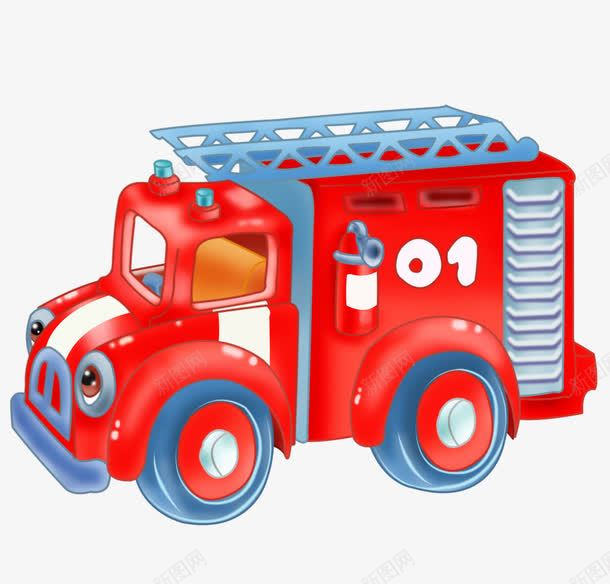 餐点车png免抠素材_88icon https://88icon.com 交通工具 小红车 玩具车 红车 货车