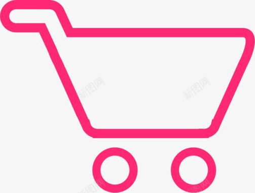 购物女孩购物车Ecommerceicons图标图标