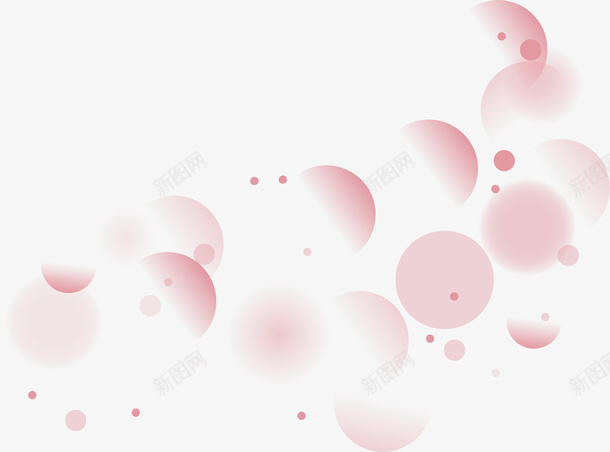 粉色圆形背景矢量图eps免抠素材_88icon https://88icon.com 唯美 圆形 粉色 背景 矢量图