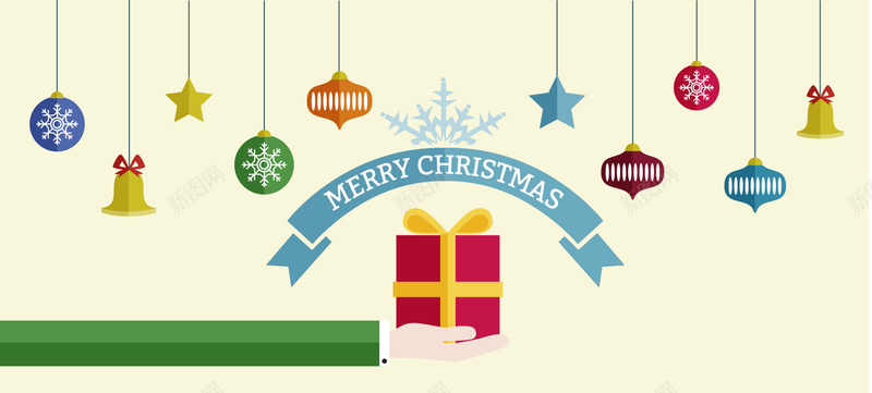 圣诞节元素背景矢量图ai设计背景_88icon https://88icon.com 卡通 圣诞节 彩灯 手绘 海报banner 礼物 童趣 雪花 矢量图