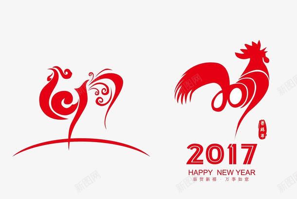 红色剪纸2017鸡图案png免抠素材_88icon https://88icon.com 2017艺术字 剪纸 红色 装饰 鸡图案