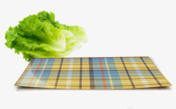 黄色简约桌布蔬菜装饰图案素材
