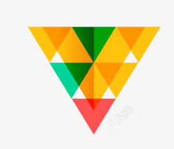 抽象三角形素材