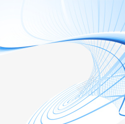 蓝色科技线条矢量图素材