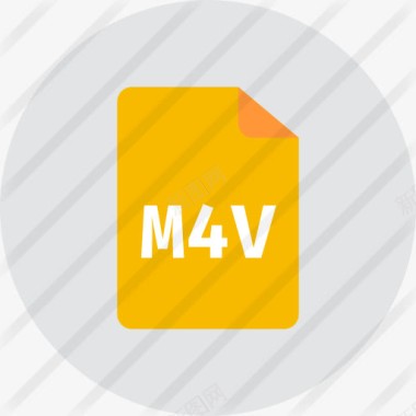 M4V文件一部分图标图标