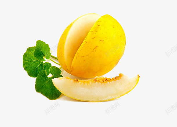 黄色的甜瓜片png免抠素材_88icon https://88icon.com 免抠素材甜瓜图片 新鲜的甜瓜 水果类图片 甘甜可口