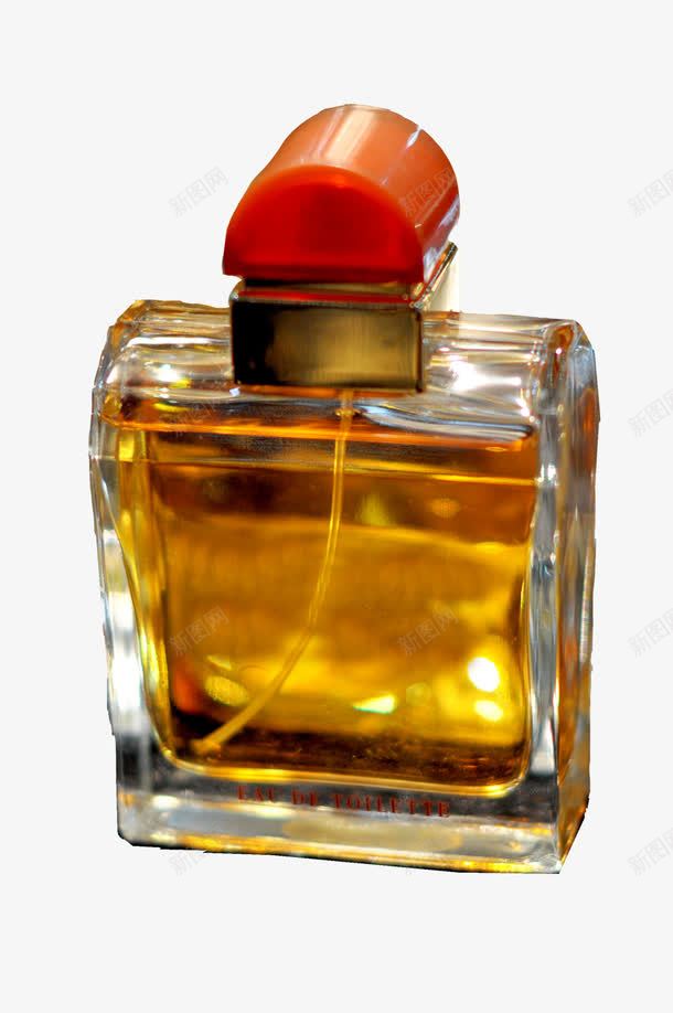 香水瓶子png免抠素材_88icon https://88icon.com 设计 透明 香水瓶 黄色