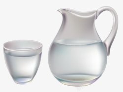 水杯白色水杯透明水杯素材