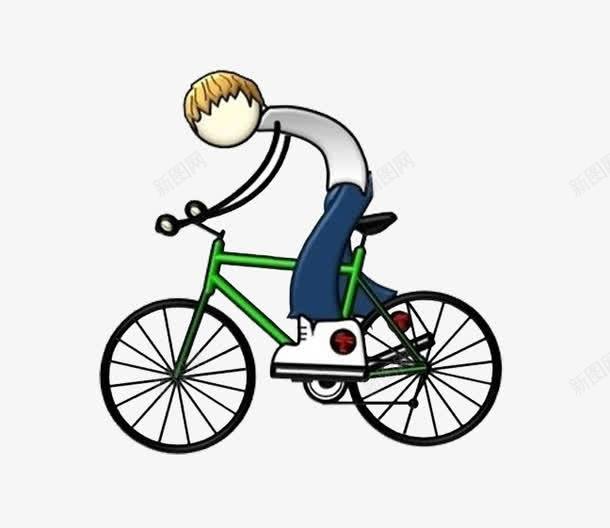 骑自行车的小男孩png免抠素材_88icon https://88icon.com 卡通 小男孩 自行车