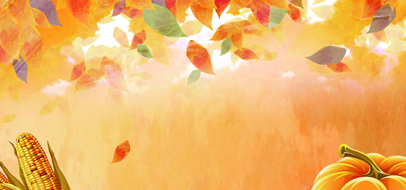 淘宝金色质感秋季购物节宣传海报背景背景