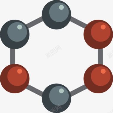 种植生物分子图标图标