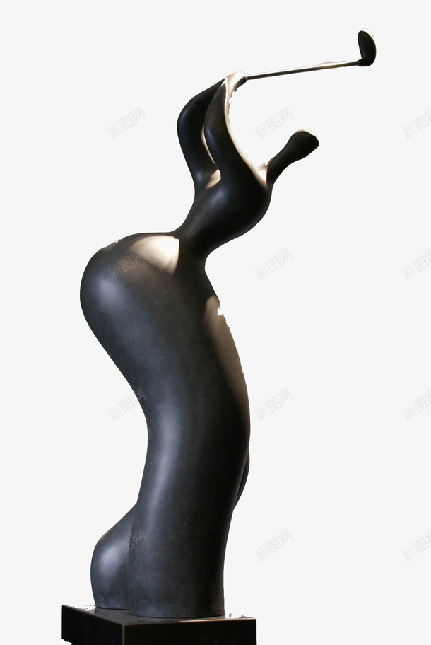 创意雕塑png免抠素材_88icon https://88icon.com 艺术 装饰 雕塑 黑色