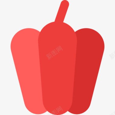 蔬菜鸡肉甜椒图标图标