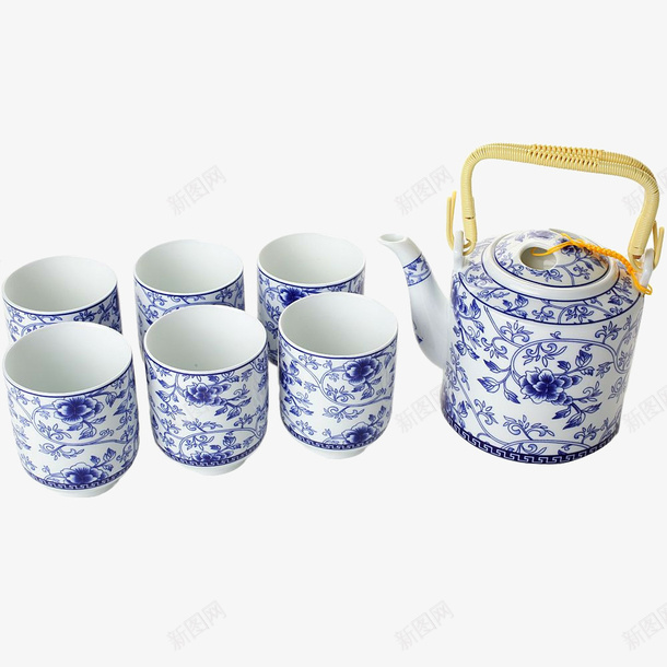 青花瓷茶具png免抠素材_88icon https://88icon.com 瓷器 茶具 茶座 茶杯 青花瓷