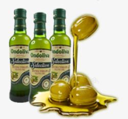 瓶装橄榄油素材