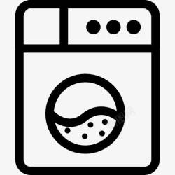 清洗机洗衣机图标高清图片