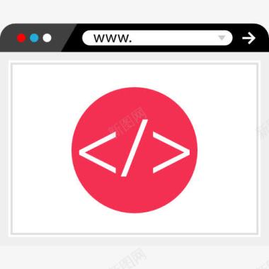 接口和网络浏览器图标图标