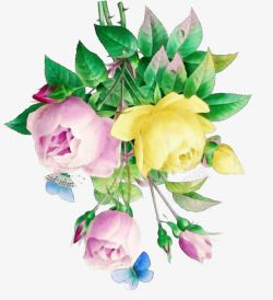 创意海报教师节花朵植物素材
