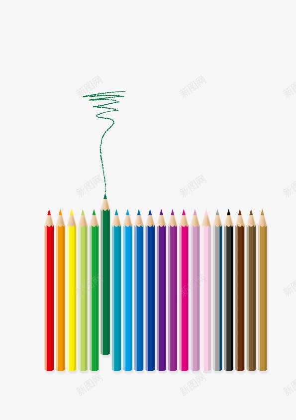 彩色铅笔手绘背景装饰png免抠素材_88icon https://88icon.com 图案 彩色 手绘 装饰 铅笔