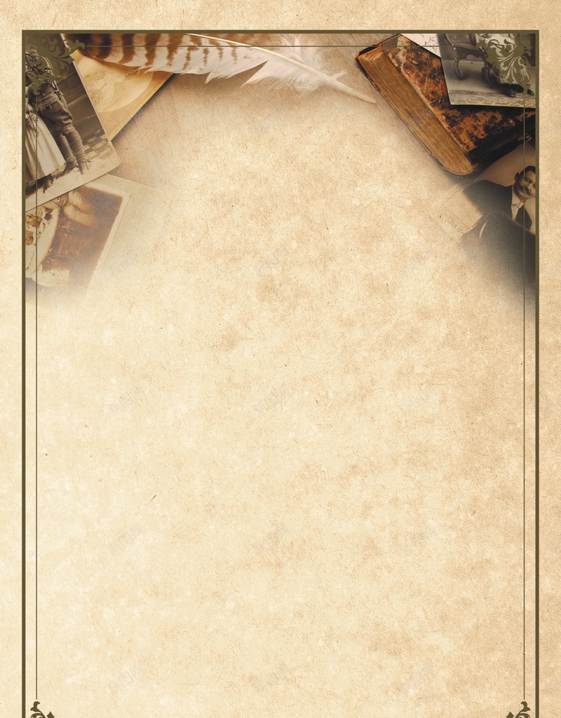 商务黄色羽毛背景cdr设计背景_88icon https://88icon.com 商务 科幻 科技 羽毛 边框 黄色