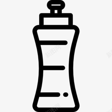 矢量瓶贴水瓶图标图标