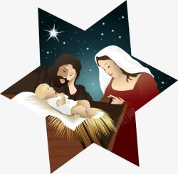 婴孩圣诞婴孩耶稣高清图片