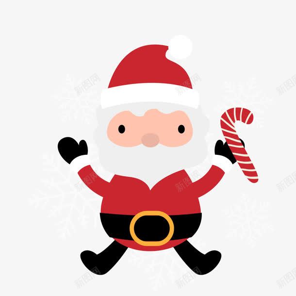 卡通圣诞老人png免抠素材_88icon https://88icon.com 举拐杖的圣诞老人 卡通圣诞老人 圣诞老人免费png 圣诞老人免费png下载 手绘圣诞老人