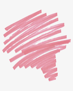 粉色手绘的旋涡素材