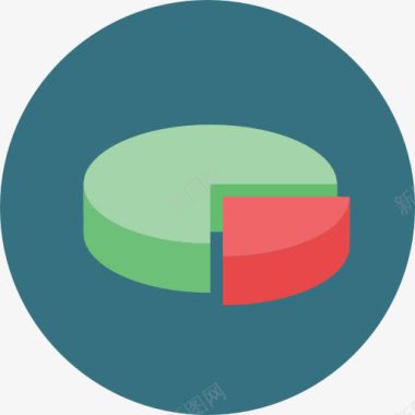 财务饼图图标图标