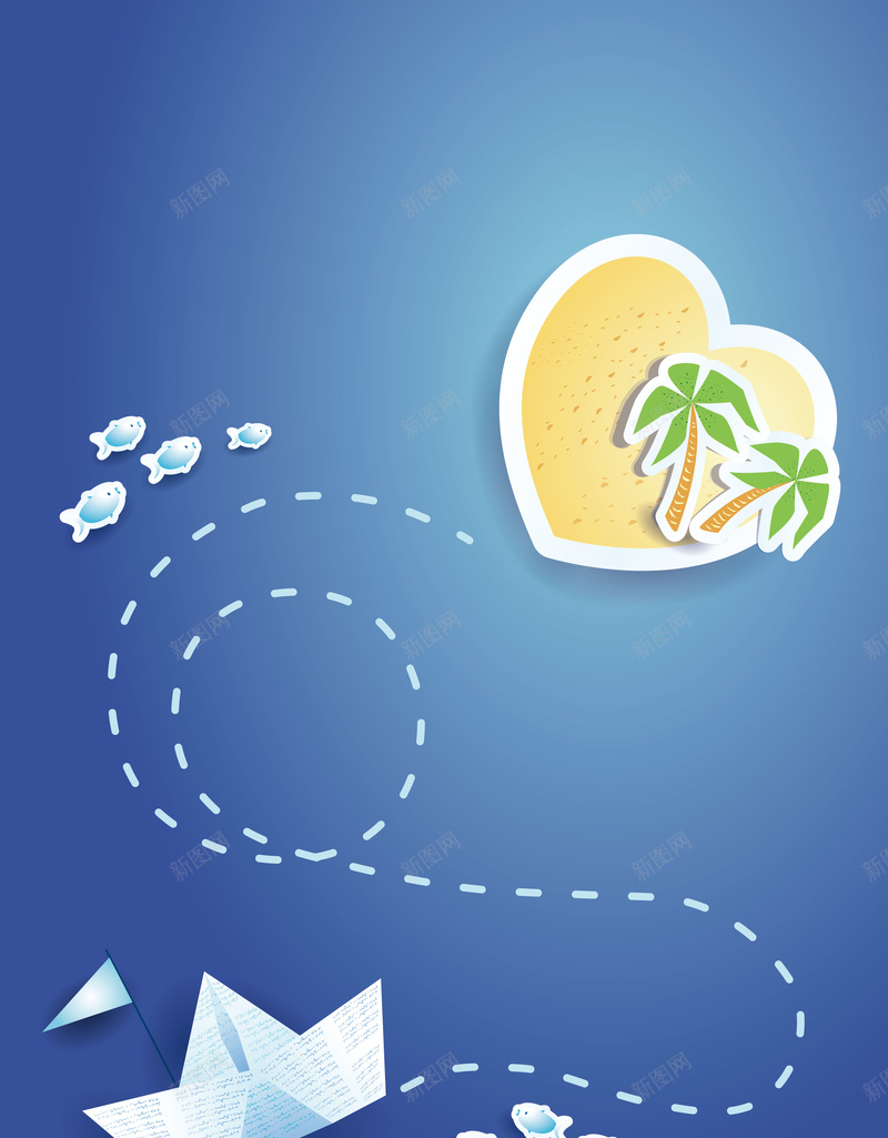 矢量卡通立体旅游路线背景ai设计背景_88icon https://88icon.com 卡通 夏日 度假 手绘 旅游 椰岛 海洋 矢量 立体 童趣 背景 蓝色 路线 矢量图