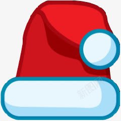 圣诞装饰圣诞礼物装饰物倒下帽子图标图标