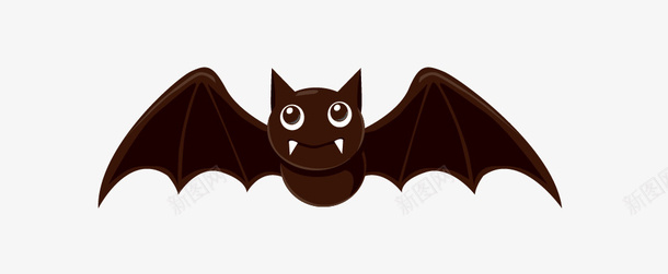 卡通蝙蝠图标图标