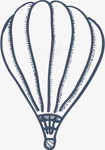 手绘热气球png免抠素材_88icon https://88icon.com png装饰 手绘画 热球 矢量装饰 装饰