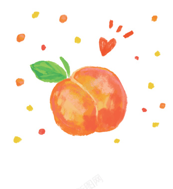 水彩橘子素色海报背景矢量图背景