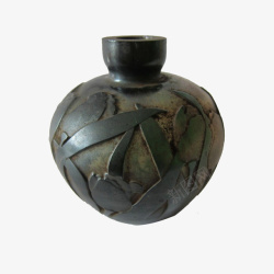 古董琉璃香水瓶素材
