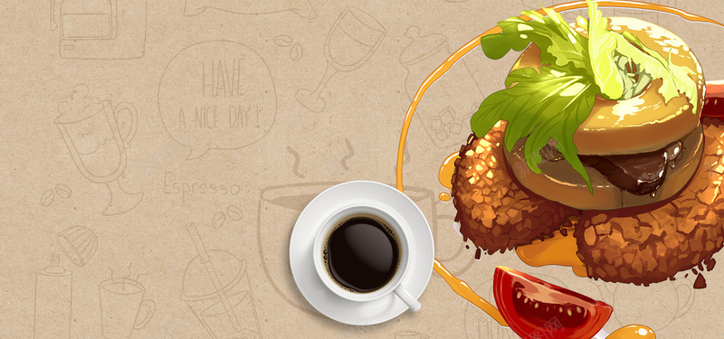 吃货西餐汉堡纹理简约背景psd设计背景_88icon https://88icon.com 517 广告 淘宝 电商 素材 美食 美食广告 美食海报 美食节 背景 设计 食品 食物