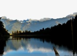 新西兰旅游马瑟森湖素材