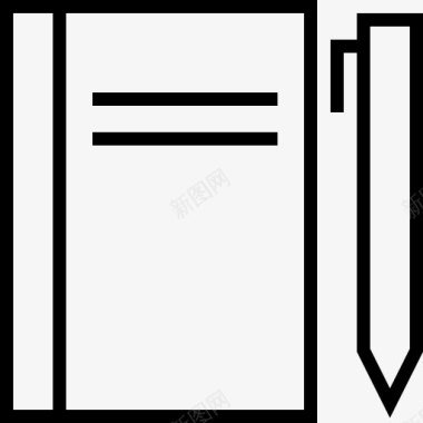 写作的秘密笔记本图标图标