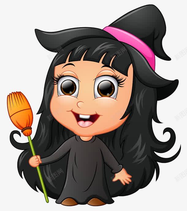 小女巫png免抠素材_88icon https://88icon.com 儿童 卡通 卡通画 小女巫 育儿 高清免扣