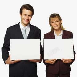 拿纸板的人物素材