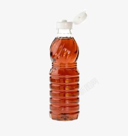 一个塑料瓶里的食用油素材